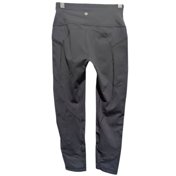 LULULEMON ATHLETICA All The Right Places Crop II '23" In Black Size 4 - Picture 7 of 7